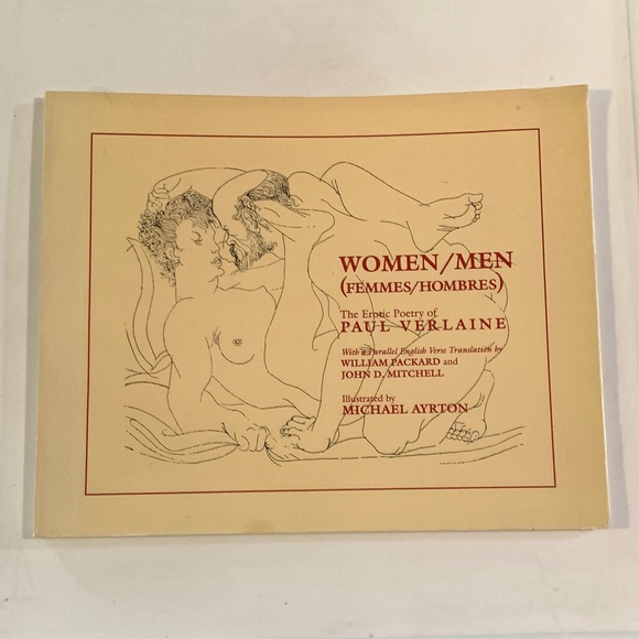 Vintage Book "Women/Men (Femmes/Hombres) The Erotic Poetry of Paul Verlaine" - Picture 1 of 8